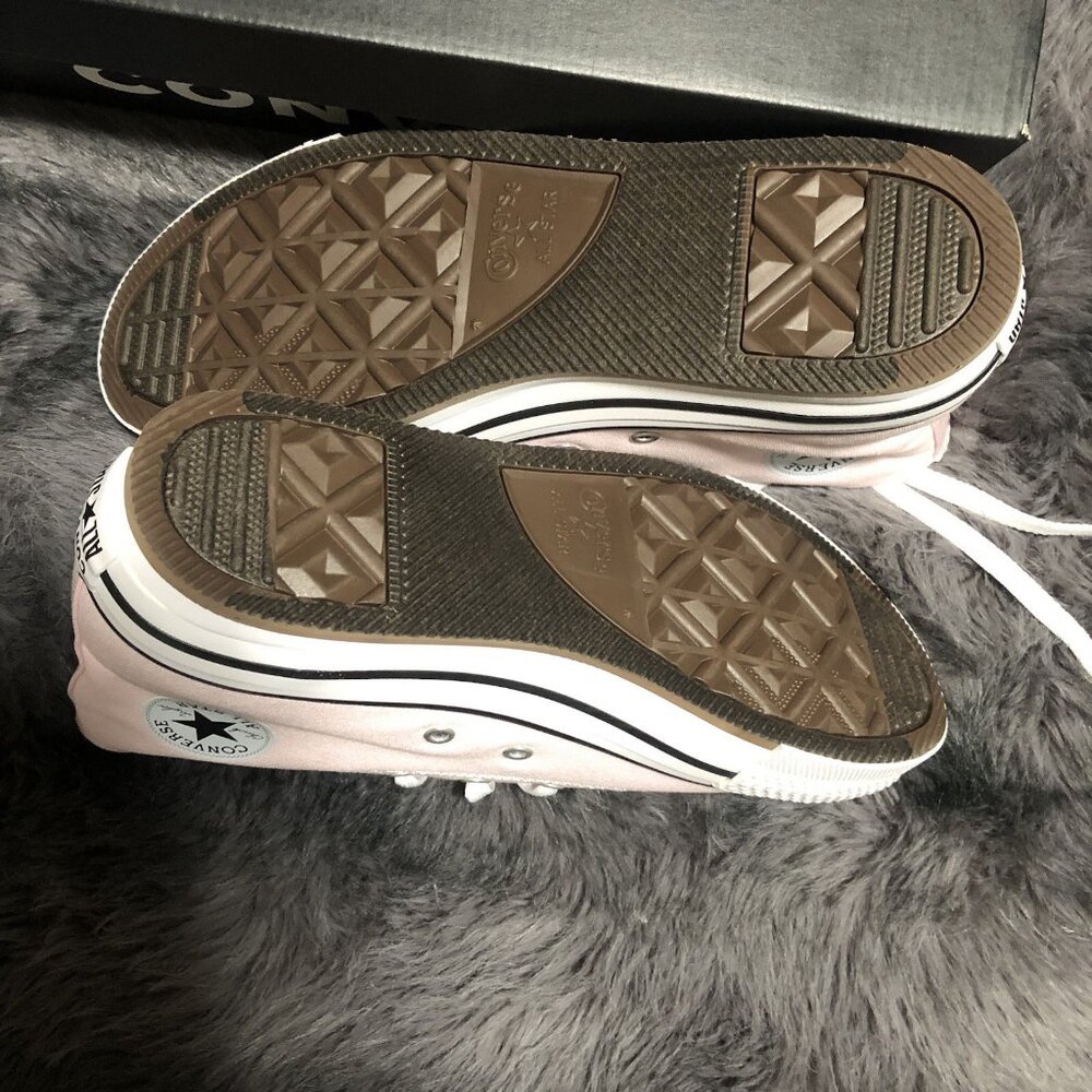 Converse Girls Converse CTAS Eva Lift, Size 7, A11831F, Sugar Berry/White - Picture 6 of 7